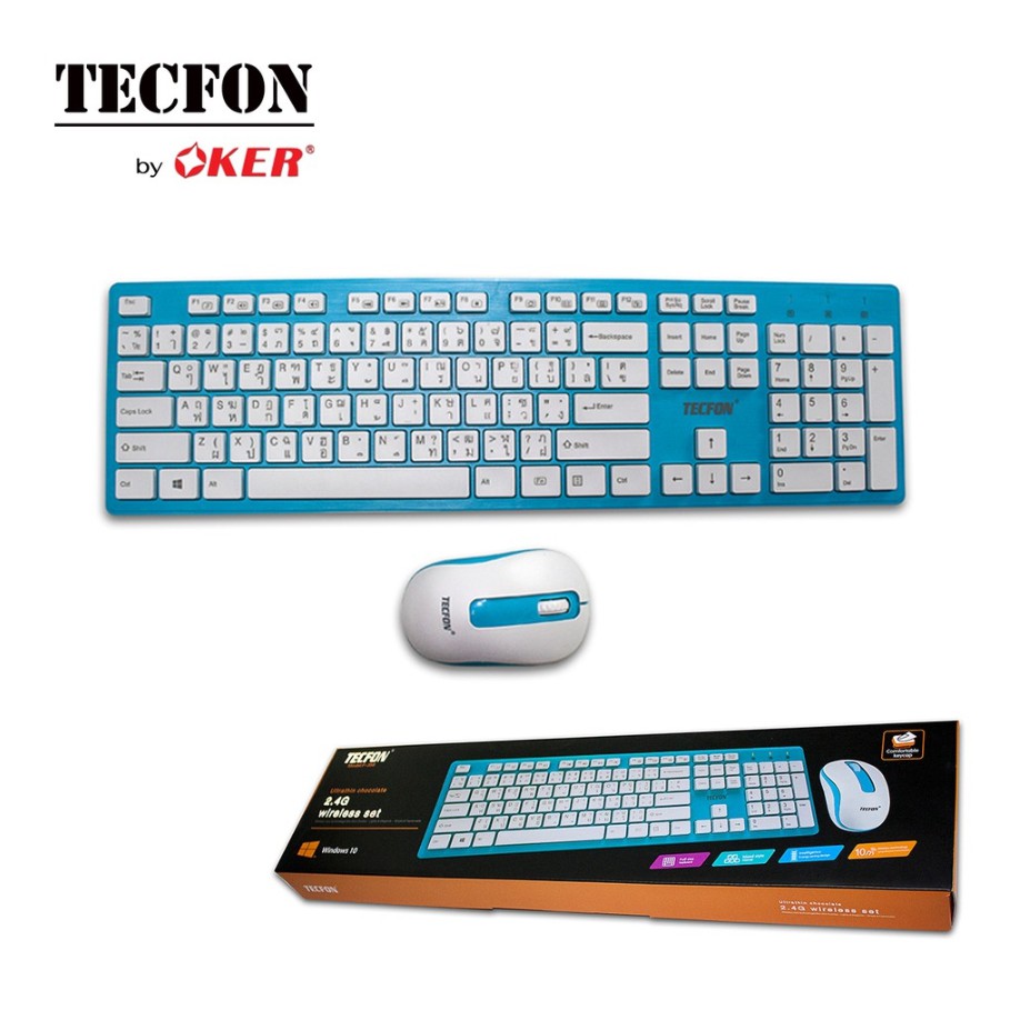 Tecfon F-358 Keyboard+Mouse Wireless set 2.4G