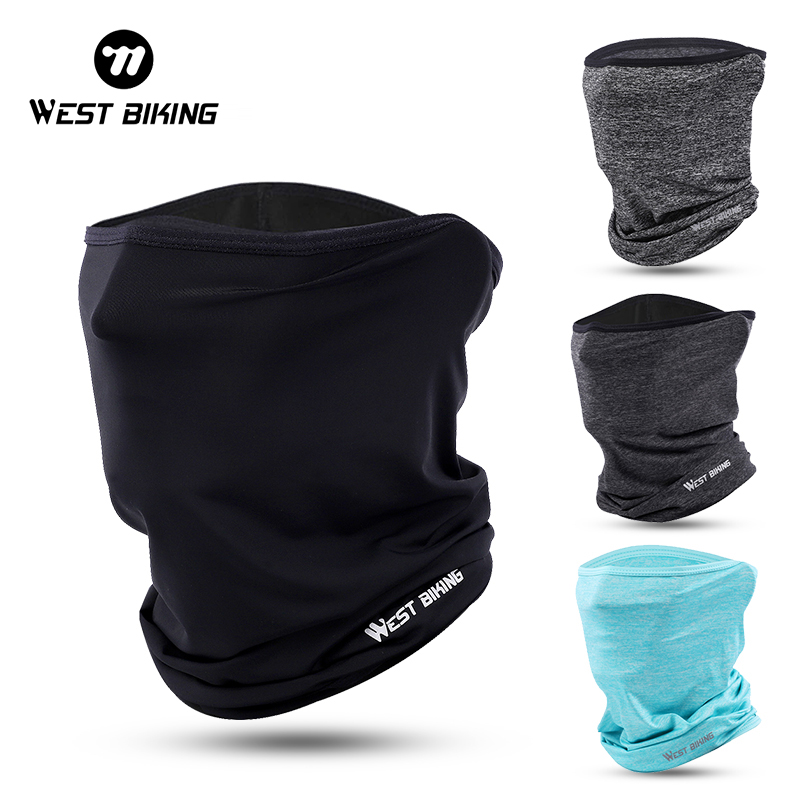 WEST BIKING Anti-UV Headband For Men Sport Scarf Ice Silk Fabric Cycling Headwear Breathable Windproof Running Scarf Bandana Bike Headwear ราคา 53 บาท*ส่งฟรี