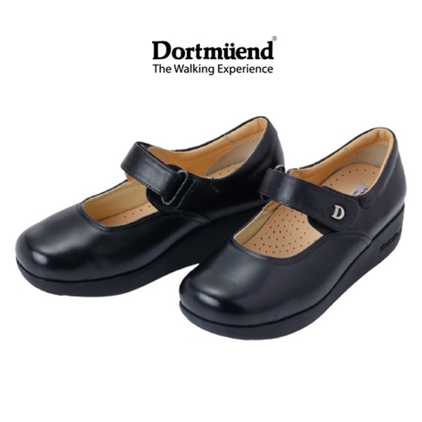 Js903 Black Dortmuend Pro Series Health Shoes for Long Walks and Standing, Black Shoes ราคา 3,273 บาท*ส่งฟรี