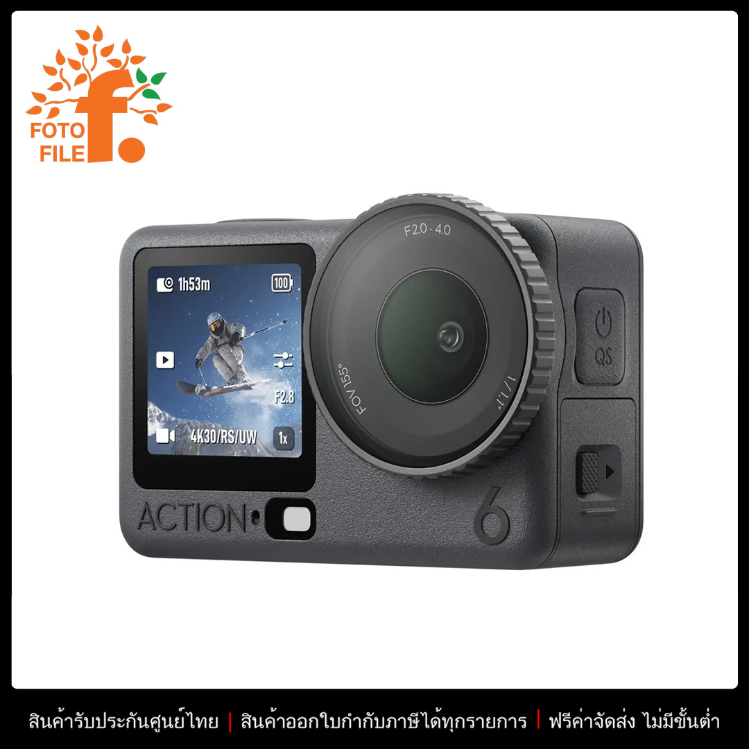 Dji Osmo Action 6 Action Camera by Fotofile ราคา 18,990 บาท*ส่งฟรี