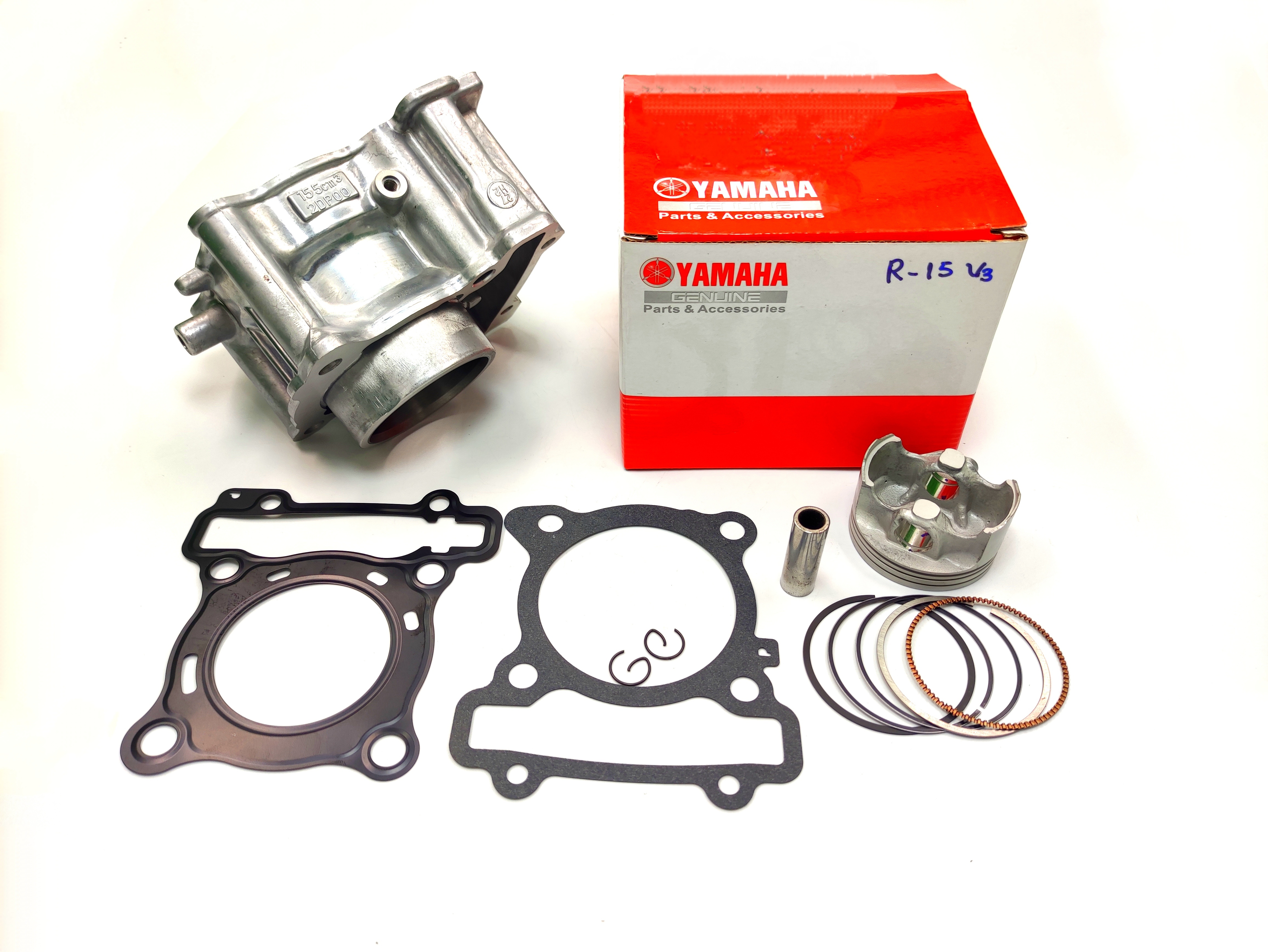Engine Cylinder Head + Gasket ​   Standard ​   Yamaha ​   R15-155 New ​   2017-2020 Aerox-155 Led Light Model, Shirt Code 2Pd00