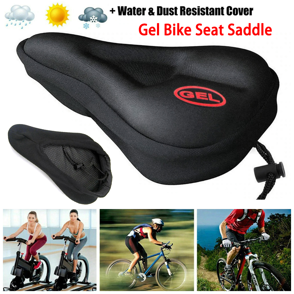 CLDH Soft Outdoor Cycling for Mountain Bike Seats Extra Comfort Gel Pad Cushion Bicycle Seat Gel Bike Saddle Cover Bike Cushion Pad