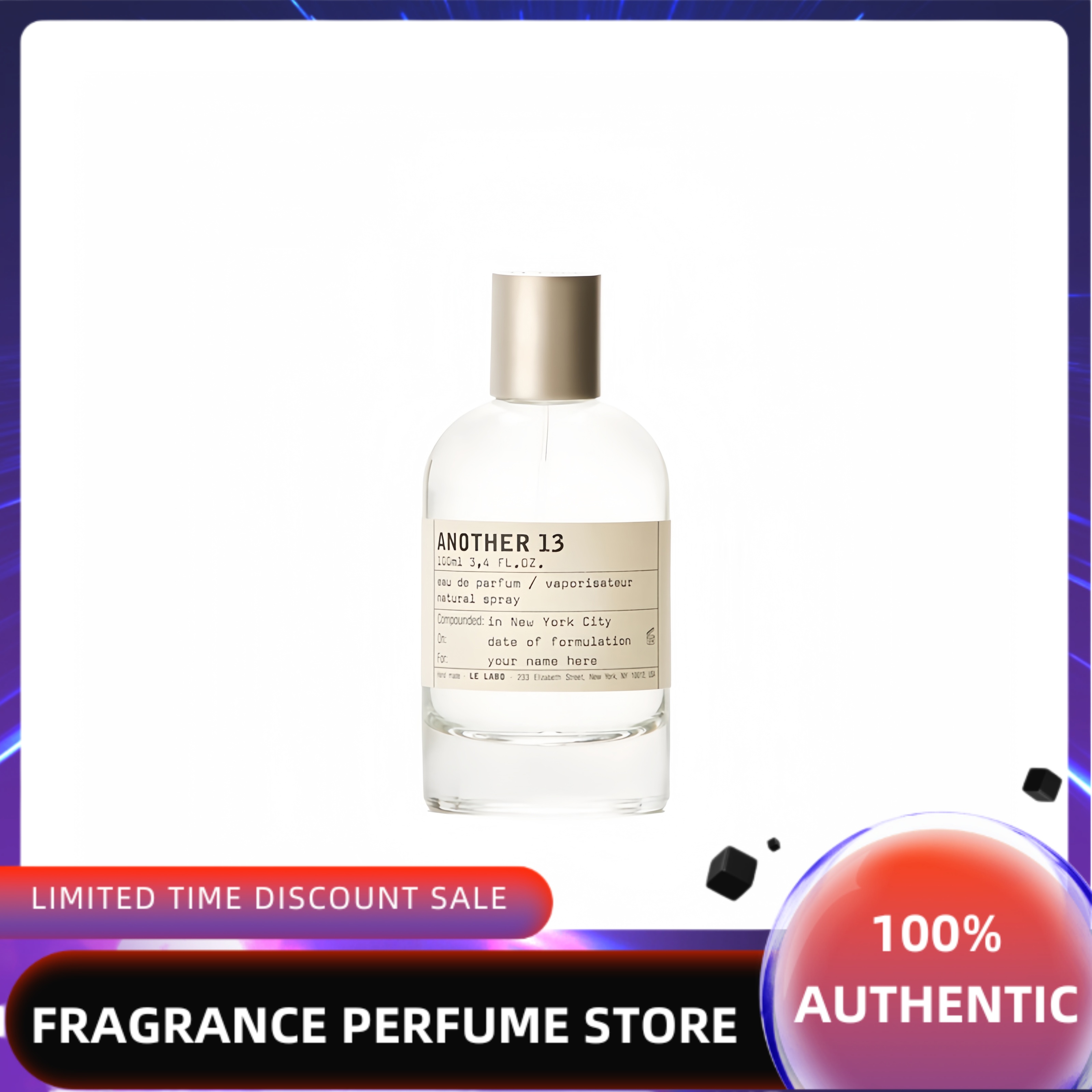 Le Labo Another 13 100% Authentic Eau De Parfum - 100ml Discount Event ราคา 3,530 บาท*ส่งฟรี