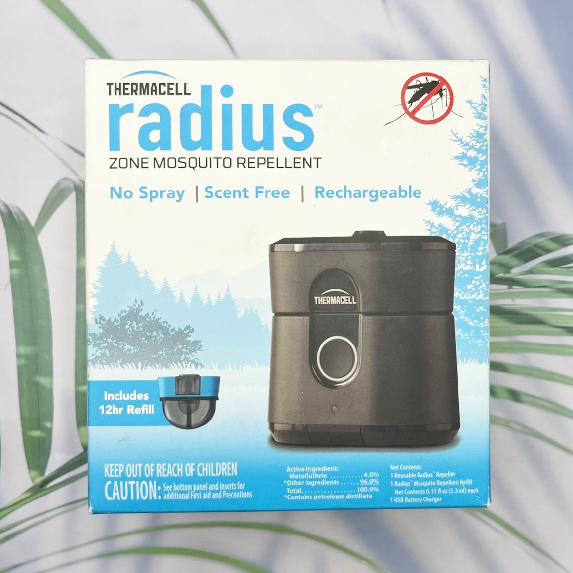 เครื่องไล่ยุง แบบชาร์จไฟได้ Radius Zone Mosquito Repellent, Gen 2 Includes 12-Hr Refill (Thermacell®) ราคา 3,692 บาท*ส่งฟรี