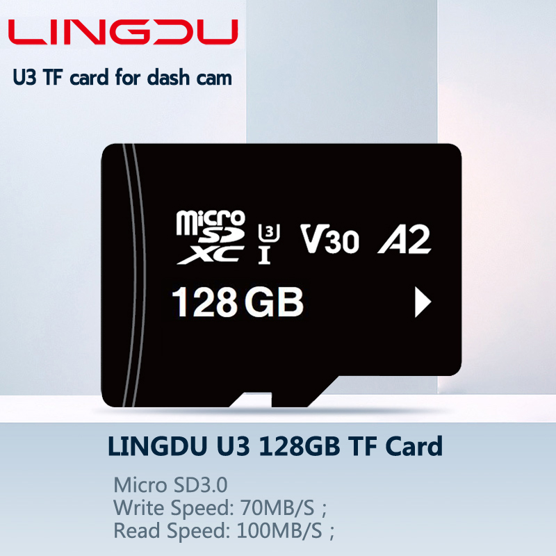 LINGDU SD Card บัตรพิเศษสำหรับเครื่องบันทึกการขับขี่ 64GB/128GB เครื่องบันทึก FAT32 รูปแบบใช้งานบ่อย 9 ฟังก์ชั่นหลัก การอ่านความเร็วสูง ราคา 250 บาท*ส่งฟรี