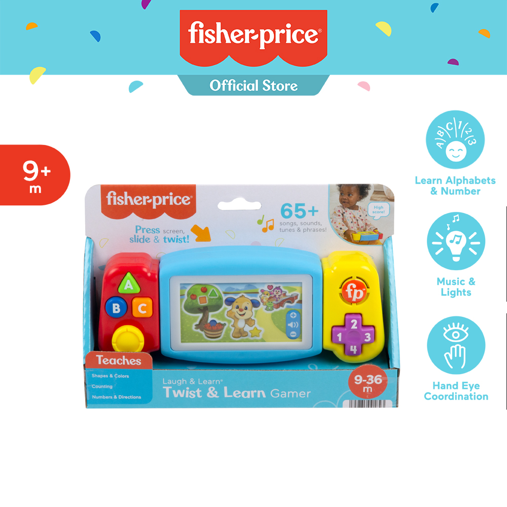 Fisher-Price Laugh & Learn Twist & Learn Gamer ฟิชเชอร์ ไพรซ์ เกมกดสอนภาษา HJN97 CH ราคา 837 บาท*ส่งฟรี