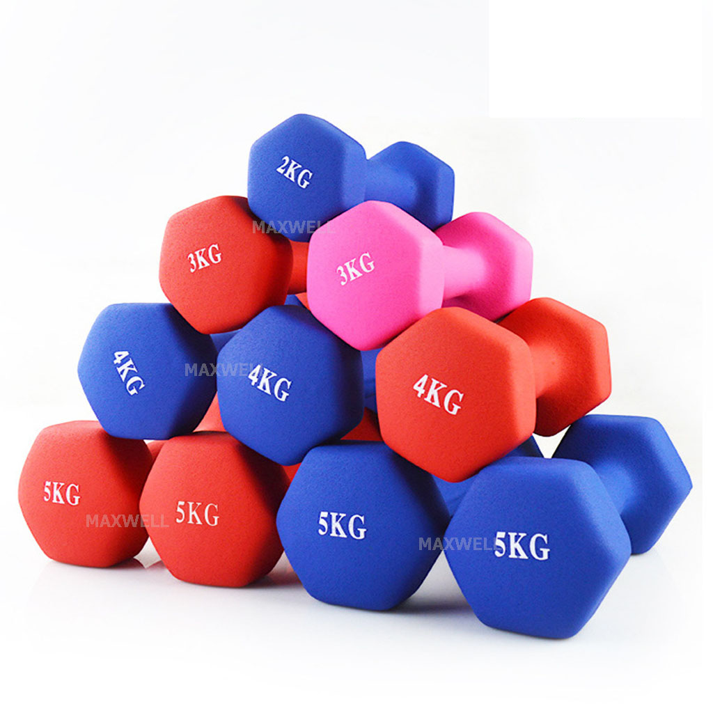 ดูภาพ Maxwell Dumbbell ดัมเบล โยคะ นีโอพรีน 1 กิโลกรัม (1 ข้าง) เพิ่มเติม Maxwell Dumbbell ดัมเบล โยคะ นีโอพรีน 1 กิโลกรัม (1 ข้าง)