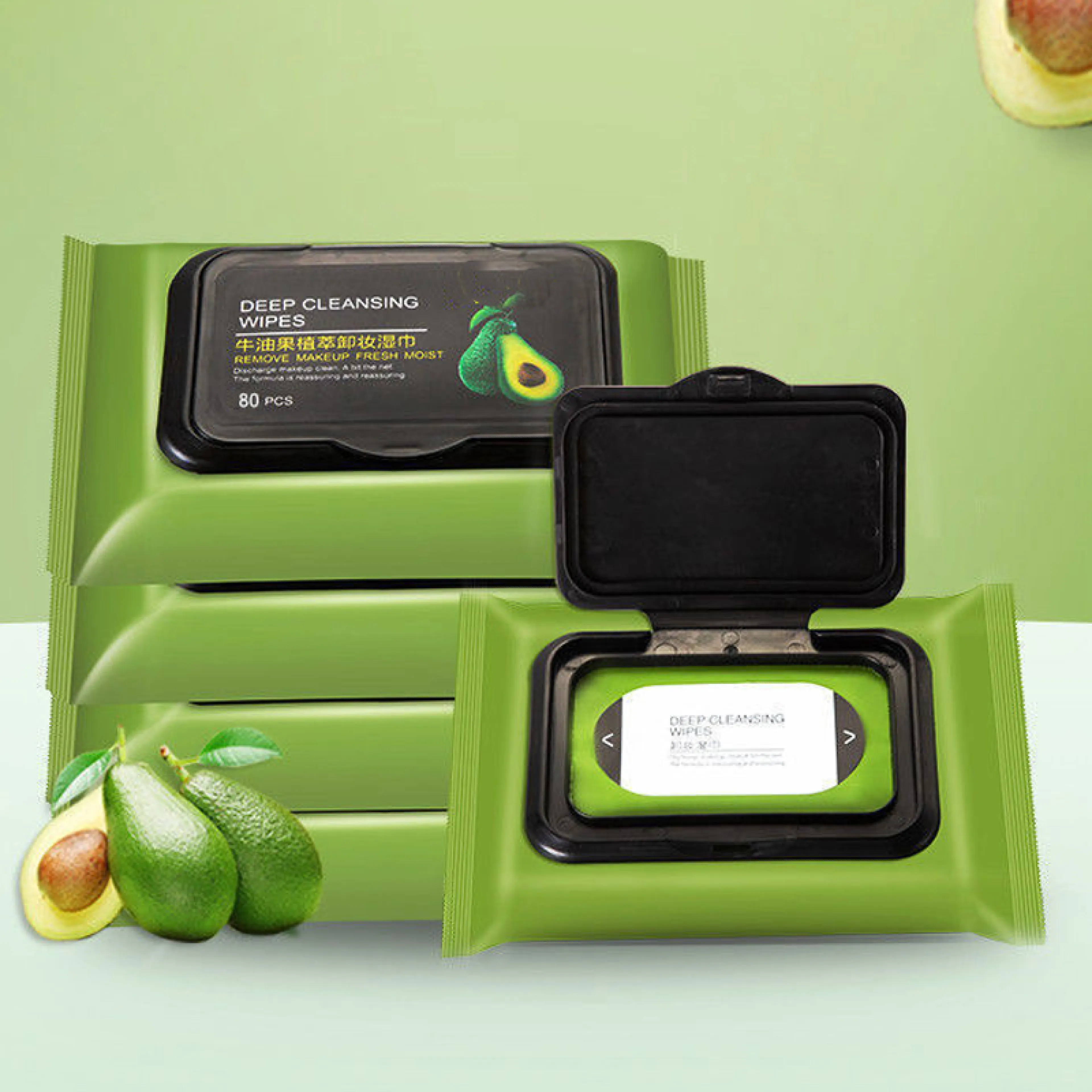 ⚡Shopwares⚡Soft paper face wipes avocado wipes