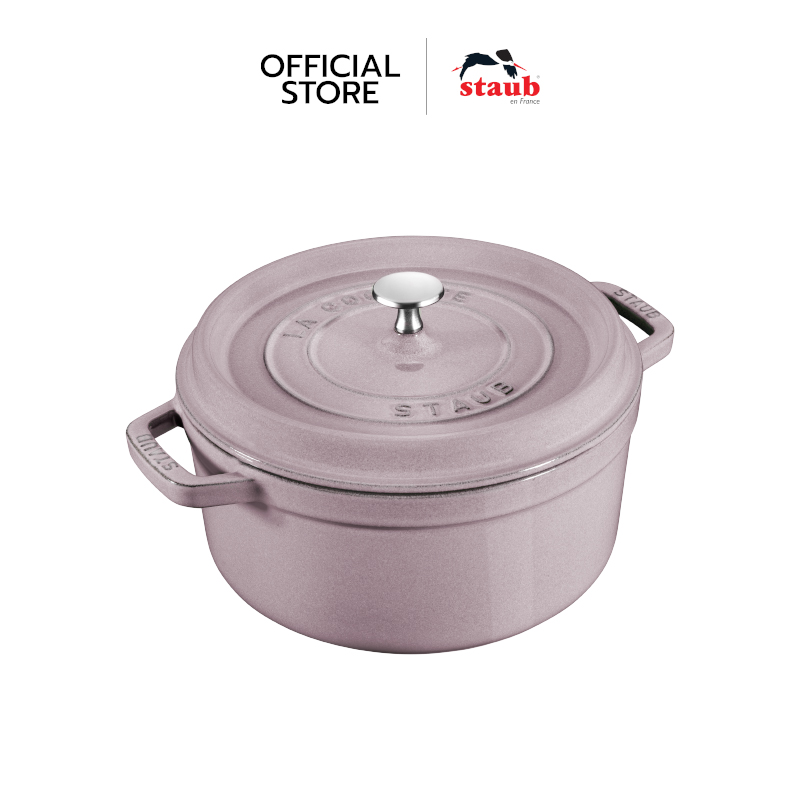 STAUB หม้อเหล็กหล่อทรงกลม ไซซ์ 24 ซม. สี Cherry blossom N40508859 ราคา 11,900 บาท*ส่งฟรี