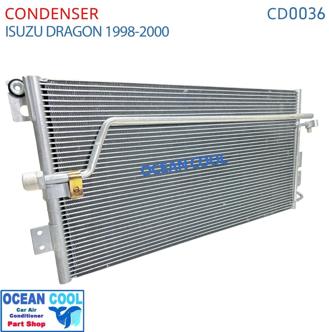 CONDENSER For ISUZU DRAGON EYE KIKI TFR 1998 - 2000 ราคา 1,650 บาท*ส่งฟรี