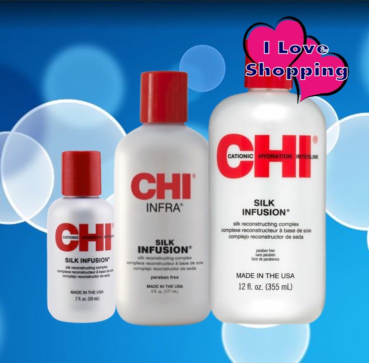 Chi Silk Infusion 59/177/355 ml Keratin Serum Adds Shine to the Hair. ราคา 799 บาท*ส่งฟรี