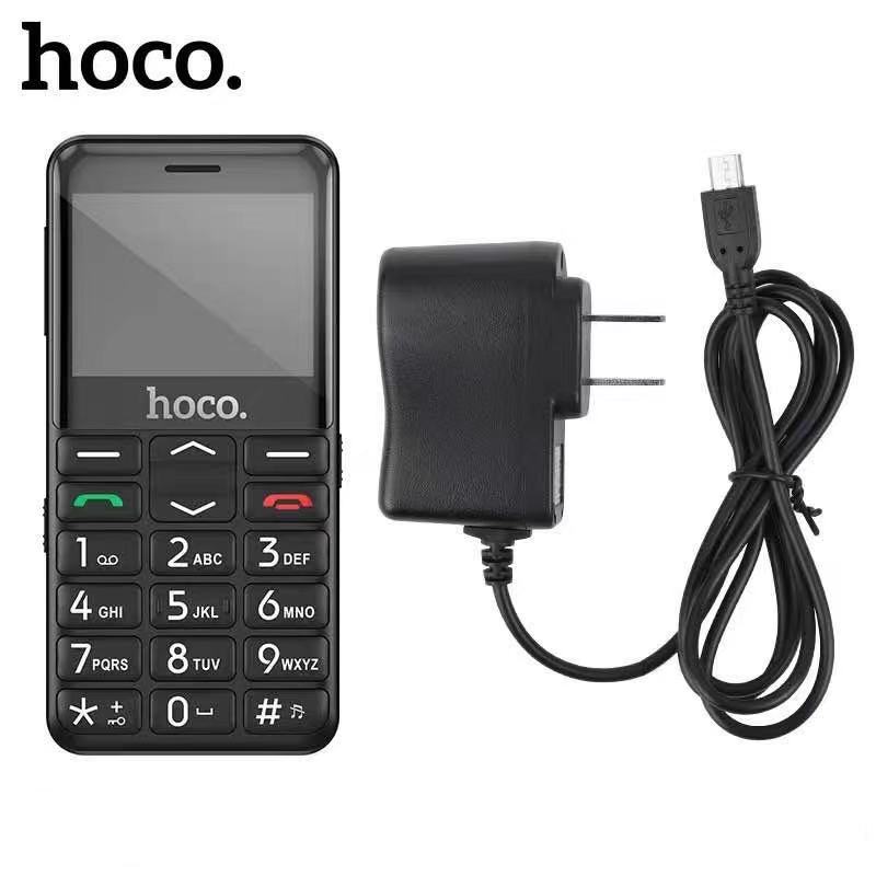 พร้อมส่ง Hoco 1385 มือถือแบบปุ่มกด จอใหญ่ เหมาะสำหรับผู้สูงอายุ จอสี ถ่ายรูปได้ ใส่ได้ 2 ซิม ราคา 940 บาท*ส่งฟรี