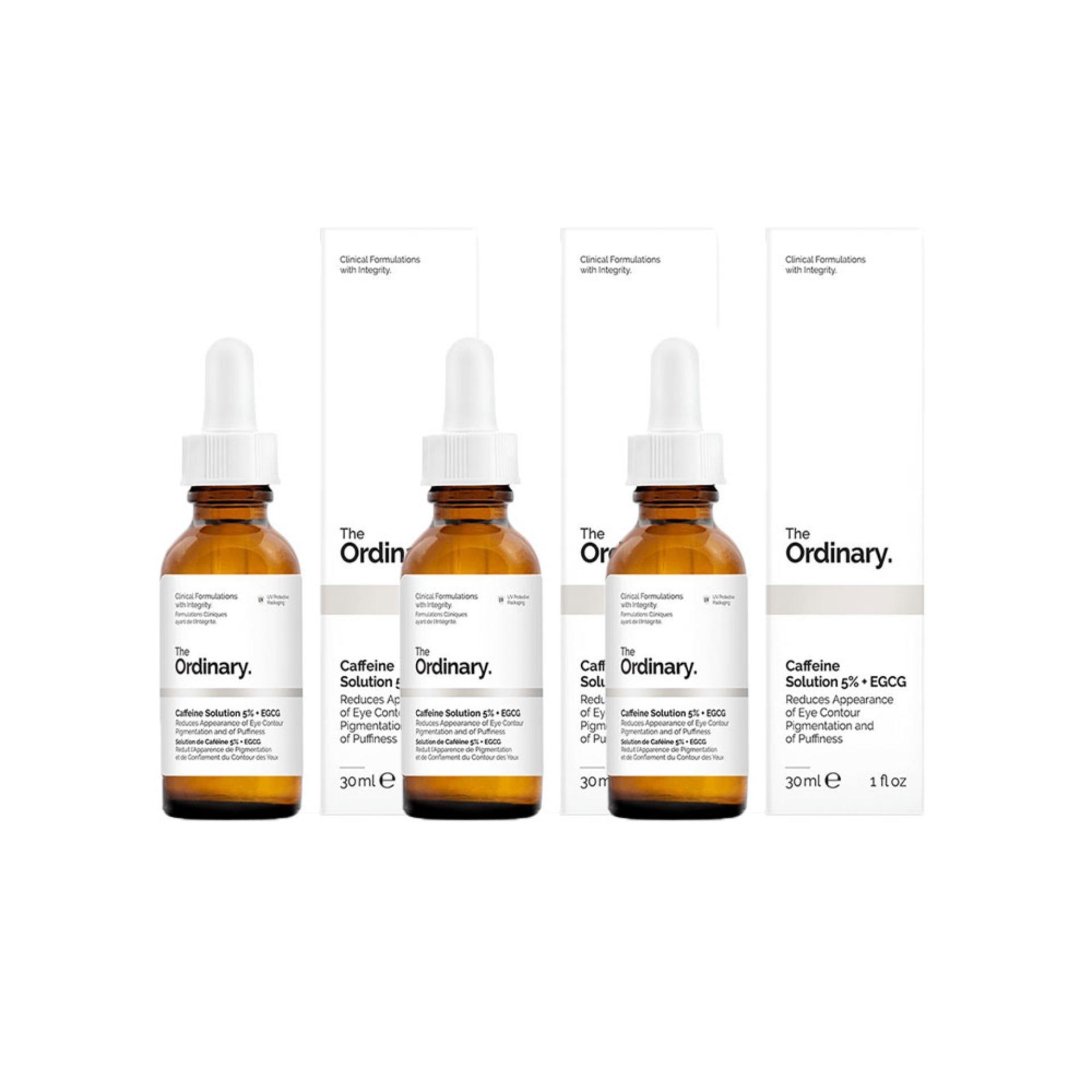 The Ordinary Caffeine Solution 5% EGCG กระชับผิวบริเวณรอบดวงตา ลดความดำคล้ำให้ดูสดใสขึ้น 30ml 3 กล่อง : image The Ordinary Caffeine Solution 5% EGCG กระชับผิวบริเวณรอบดวงตา ลดความดำคล้ำให้ดูสดใสขึ้น 30ml 3 กล่อง