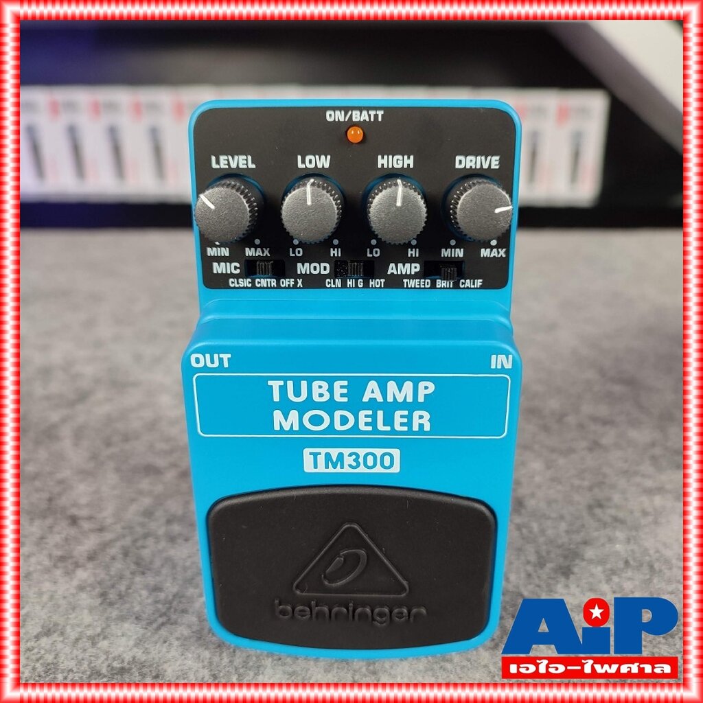 BEHRINGER TM300 เอฟเฟคกีต้าร์ Tube Amp Modeler TM 300 TM-300 effect guitar  +++