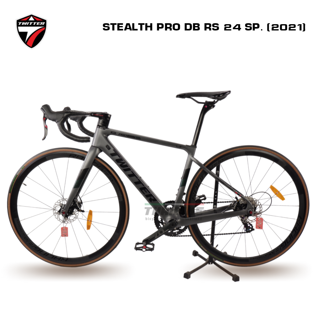 ดิสเบรค รถจักรยานเสือหมอบคาร์บอน 24 เกียร์ T.WITTER Stealth DB PRO RS 24 ราคา 24,900 บาท*ส่งฟรี