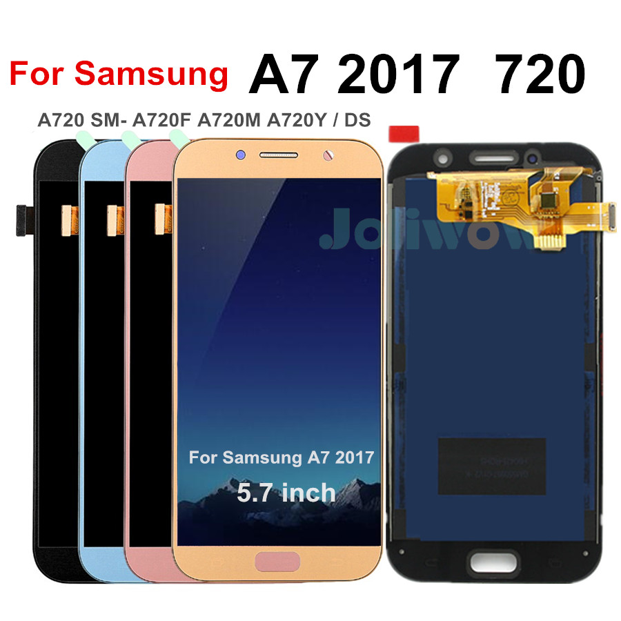 ภาพประกอบคำอธิบาย FN (ถูกที่สด) ชุดหน้าจอ tft Samsung A7 2017 LCD A720 (incell) แถมฟิล์ม