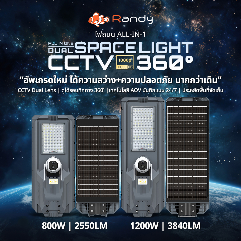 Randy Led Solar Street Light, Street Lamp, 4g Cctv, 2 Year Warranty, Led Light, Solar Cell, Waterproof, Bright, Solar Cell Street Light Controlled Via App ราคา 5,990 บาท*ส่งฟรี