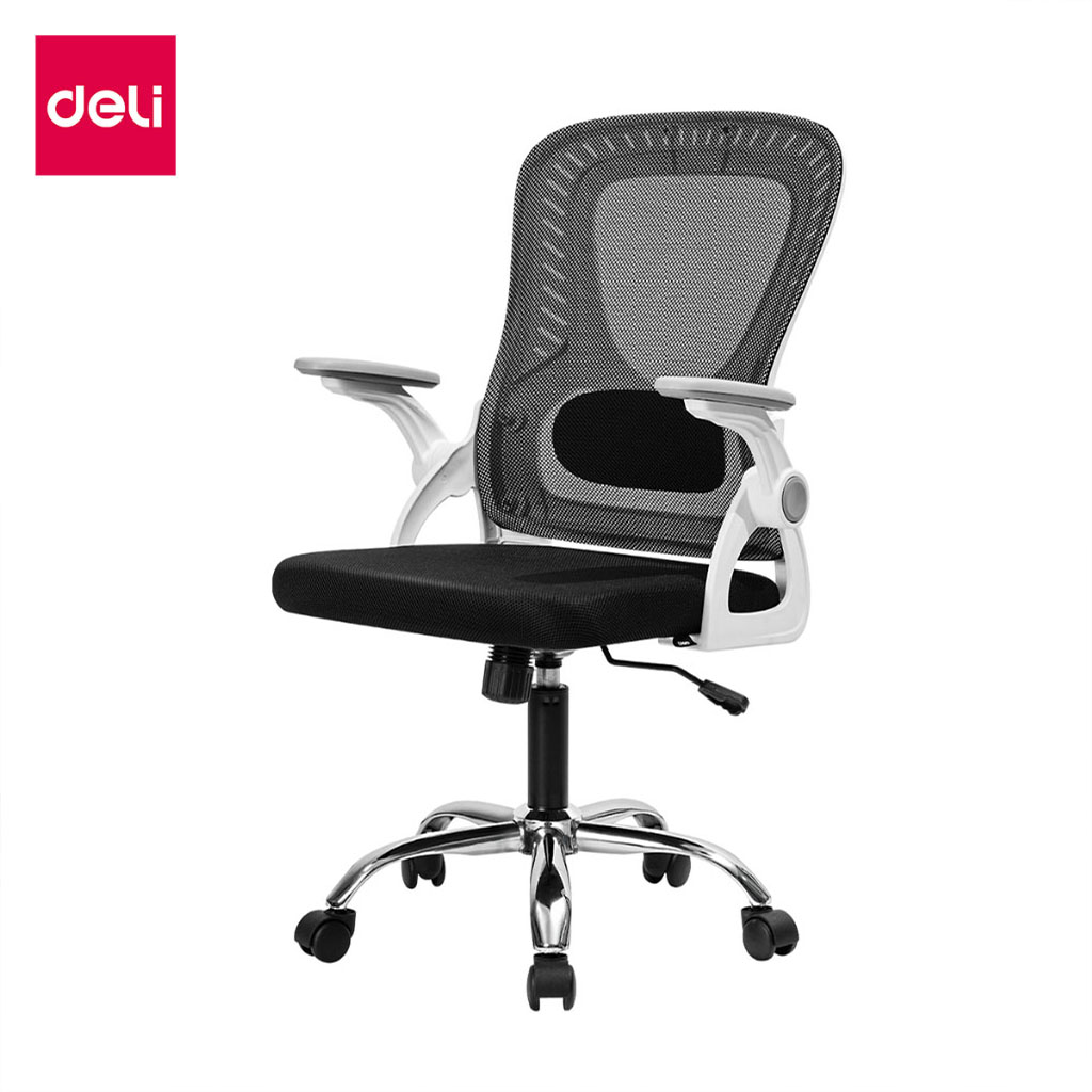 Deli เก้าอี้สำนักงาน เก้าอี้ออฟฟิศ ที่นั่งทำงาน เก้าอี้เพื่อสุขภาพ นั่งสบาย ลดอาการปวดหลัง รับประกันคุณภาพ อุปกรณ์สำนักงาน Ergonomic Office Chair ราคา 1,899 บาท*ส่งฟรี