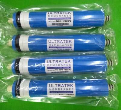 ถูก ยก 4 ไส้ !!!  ULTRATEK 150 GPD ไส้กรองน้ำ ไส้กรองเมมเบรน  membrane r.o. ro. RO Membrane ของ เครื่องกรองน้ำ เครื่องกรอง ไส้กรอง