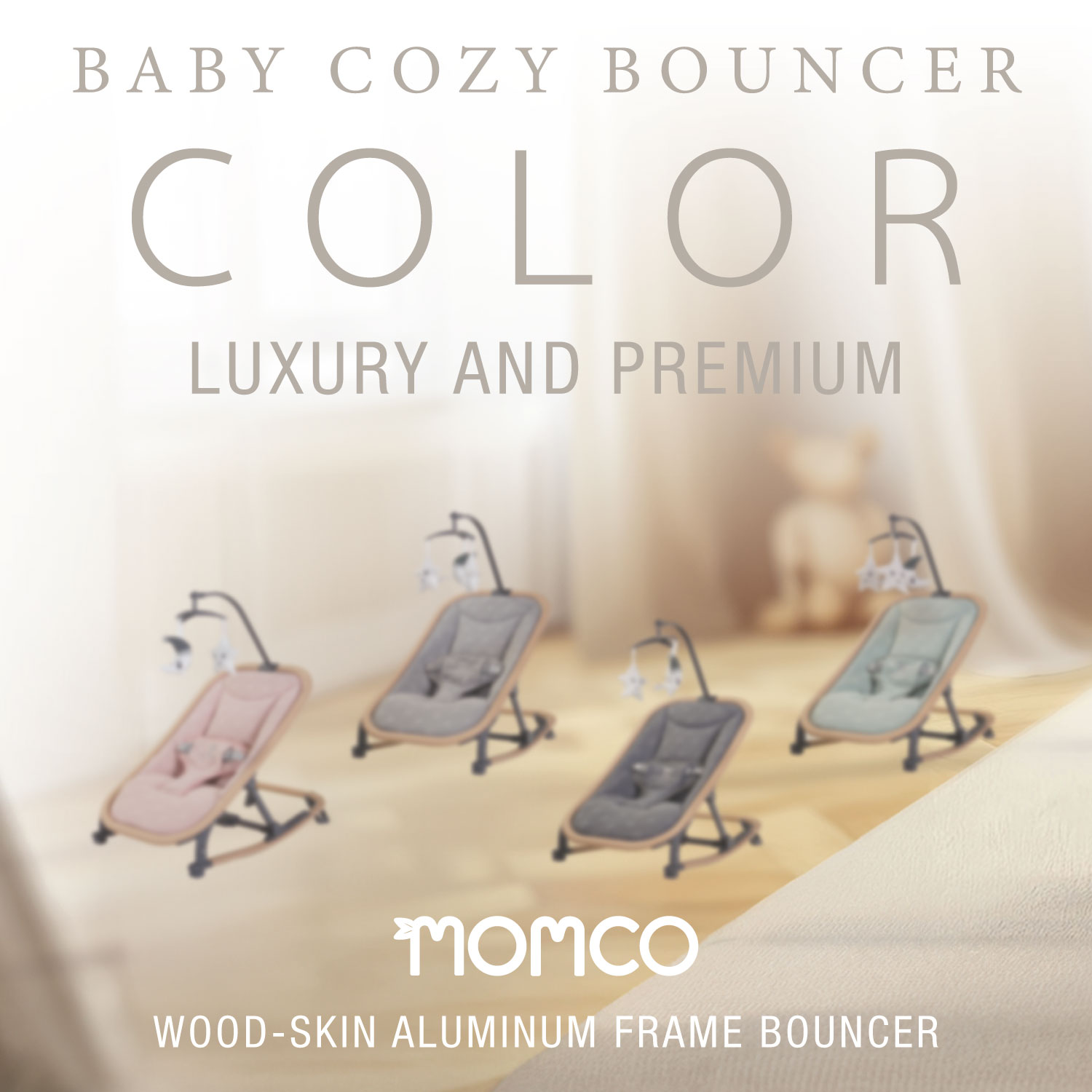 Momco Baby Cozy Bouncer for the Best Sleeping Experience with Quality Baby Rocking Cradle ราคา 2,876 บาท*ส่งฟรี