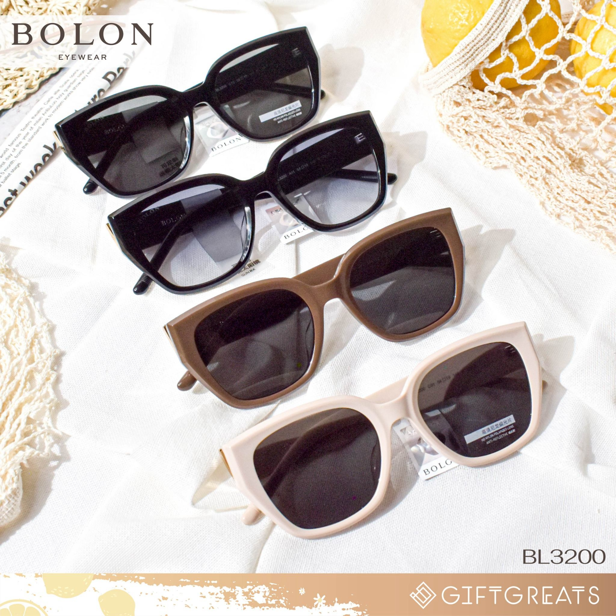 แว่นกันแดด BOLON Zermatt BL3200 - SS25 Bolon Eyewear sunglasses โบลอน giftgreats ราคา 3,900 บาท*ส่งฟรี