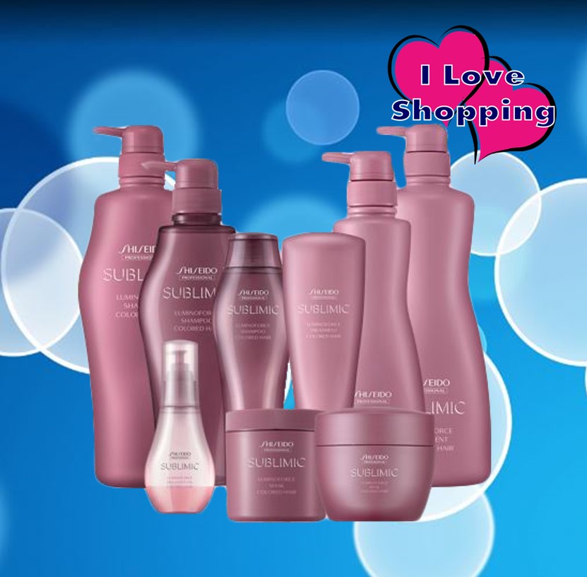 Shiseido Sublimic Luminoforce Shampoo/Treatment/Mask/Oil แชมพู ทรีทเม้นท์ มาส์ค ออยล์ ผลิตภัณฑ์สำหรับผมแห้งเสีย ราคา 930 บาท*ส่งฟรี