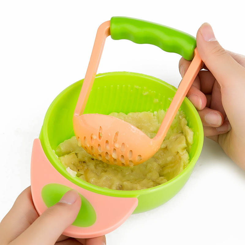 Mash and Serve Bowl for Making Homemade Baby Food Storage Bowl Baby Kids Feeding Bowl Set