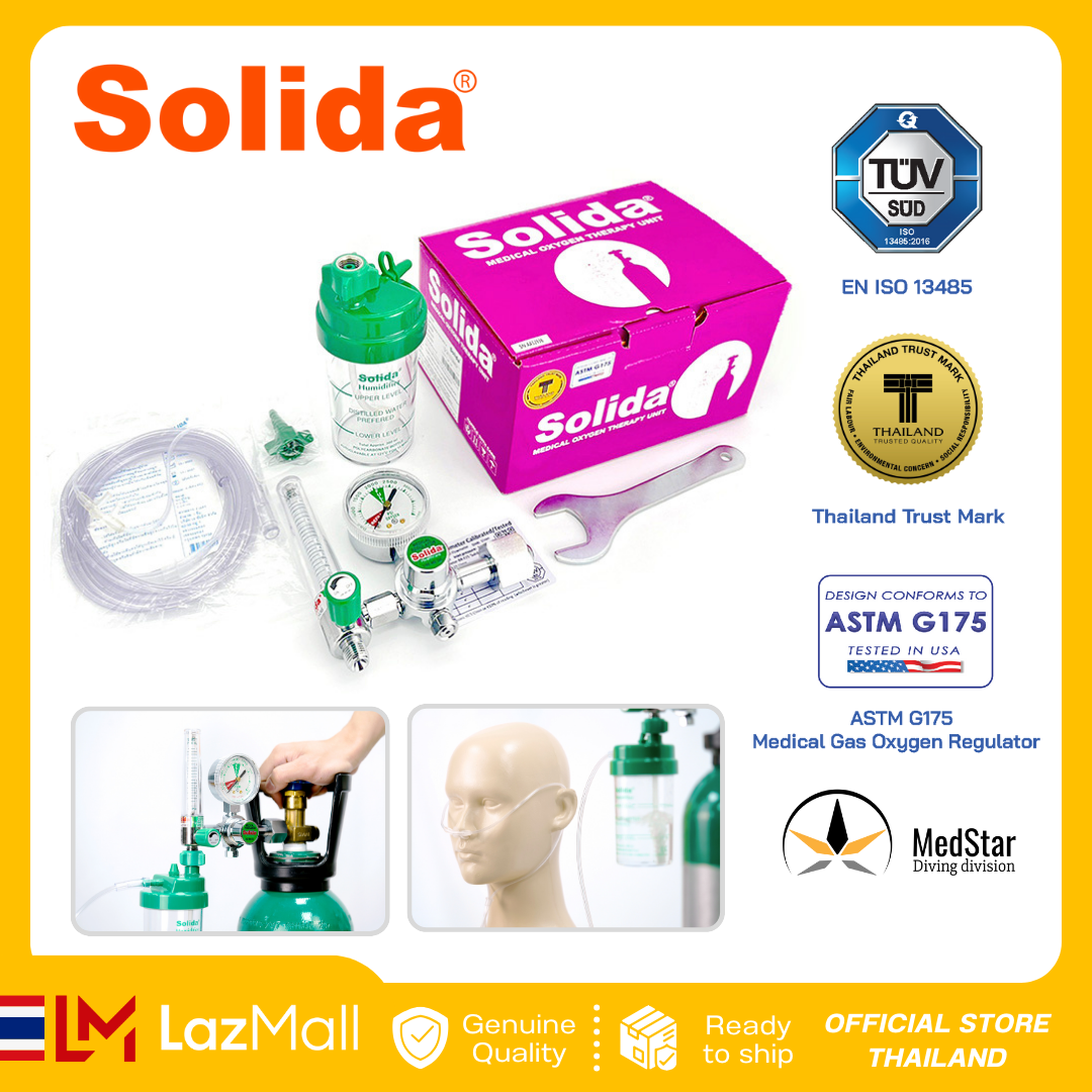 Solida - Oxygen Regulator ECO-A Set (Official Store Thailand) ราคา 2,500 บาท*ส่งฟรี