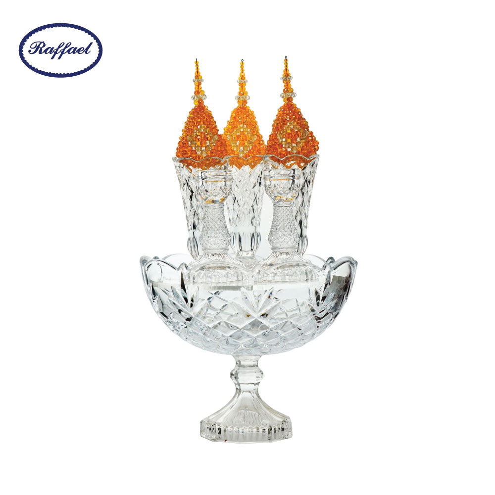 Little Gold Set with Pineapple Pattern Thick and Smooth Candle Holder Small Gold Cup with Checkered Pattern (with Bushes and Without Bushes) ราคา 5,520 บาท*ส่งฟรี