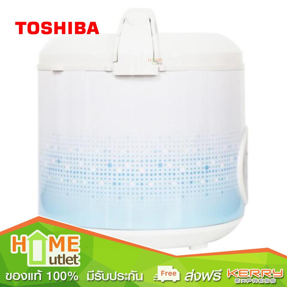 TOSHIBA หม้อหุงข้าวอุ่นทิพย์ 1.8 ลิตร เคลือบ Healthy flon สีฟ้า รุ่น RC-T18JA(B)