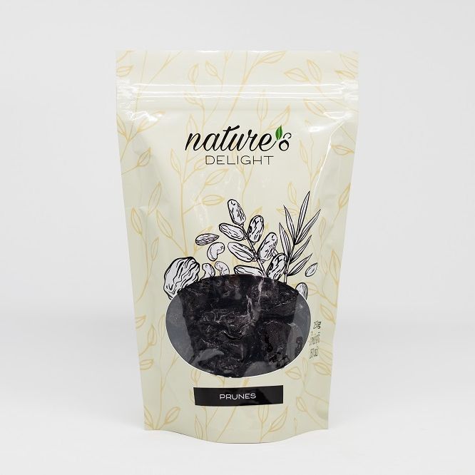Nature's Delight Dried Pitted Prunes 250g / Dried Prunes Without Seeds 250 Grams, Nature's Delight Brand. ราคา 120 บาท*ส่งฟรี