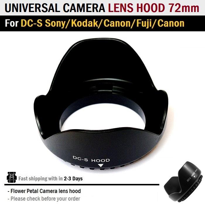 ฮูดเลนส์ เลนส์กล้อง กลีบดอกไม้ Universal Screw Mount Flower Petal Camera lens hood for DC-S Sony Kodak Canon Fuji Nikon Olympus 49 52 55 58 67 72 77 82