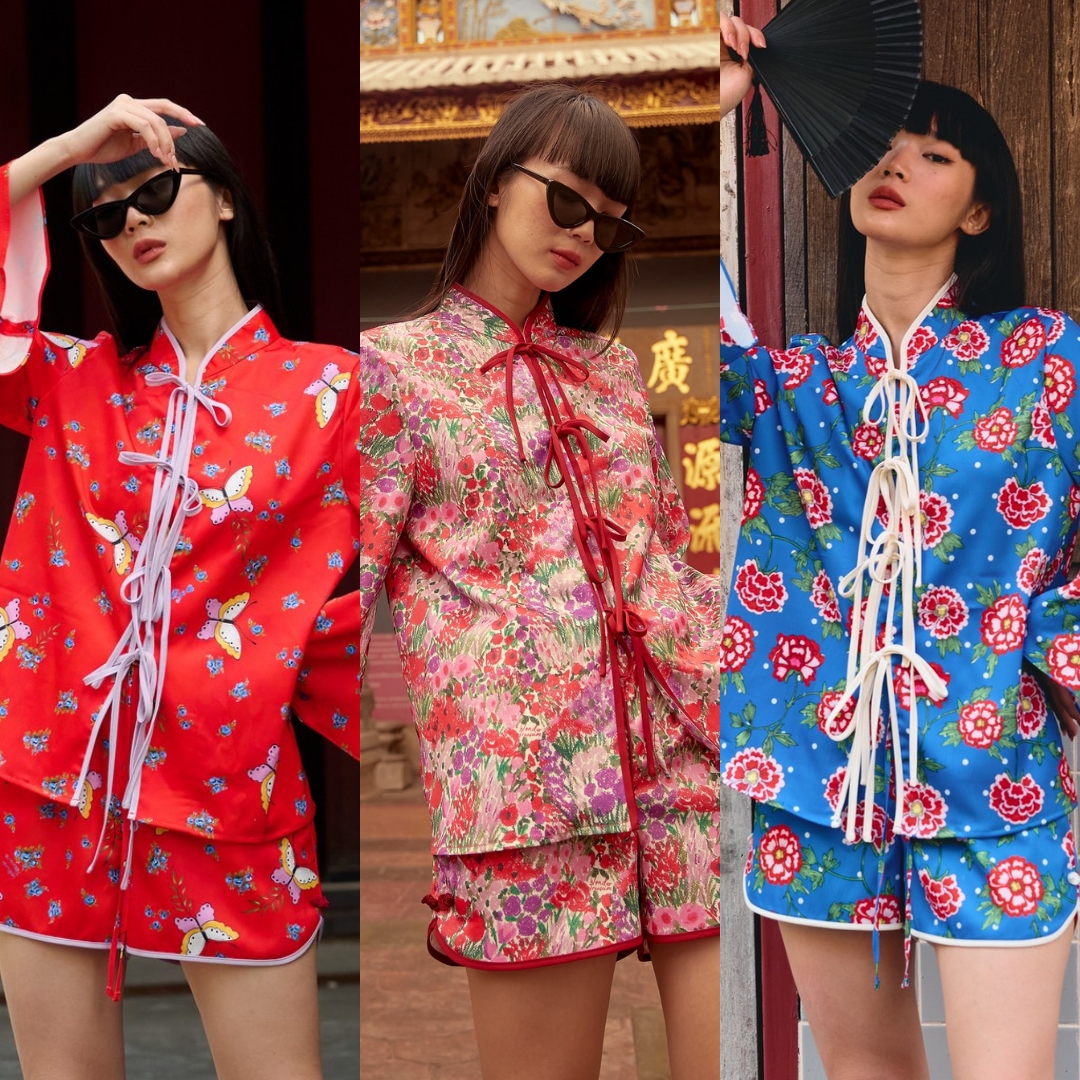 Wonder Treasure - LinLin Blouse เสื้อคอจีน (เสื้ออย่างเดียว) (PRE-ORDER) (มี 4 ลาย) ราคา 940 บาท*ส่งฟรี