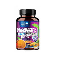 Glucosamine Chondroitin ขมิ้น MSM Triple Strength Joint อาหารเสริม แคปซูลอาหารรายวัน