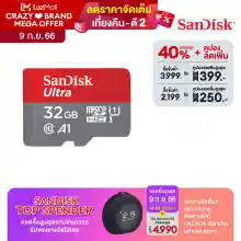 ภาพขนาดย่อของภาพหน้าปกสินค้าSanDisk Ultra microSDHC, SQUA4 32GB C10 A1,Speed 120MB - (SDSQUA4-032G-GN6MN) จากร้าน Sandisk บน Lazada