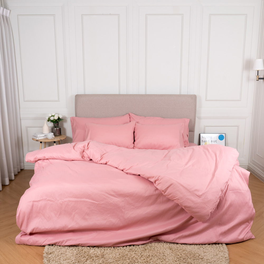 Darling Mattress ที่นอนดาร์ลิ่ง ชุดผ้าปูและผ้านวม รุ่น NANOTECH สีชมพูอ่อน ( Pastel Pink NANOTECH Bedsheet and Blanket Set) ราคา 1,490 บาท*ส่งฟรี