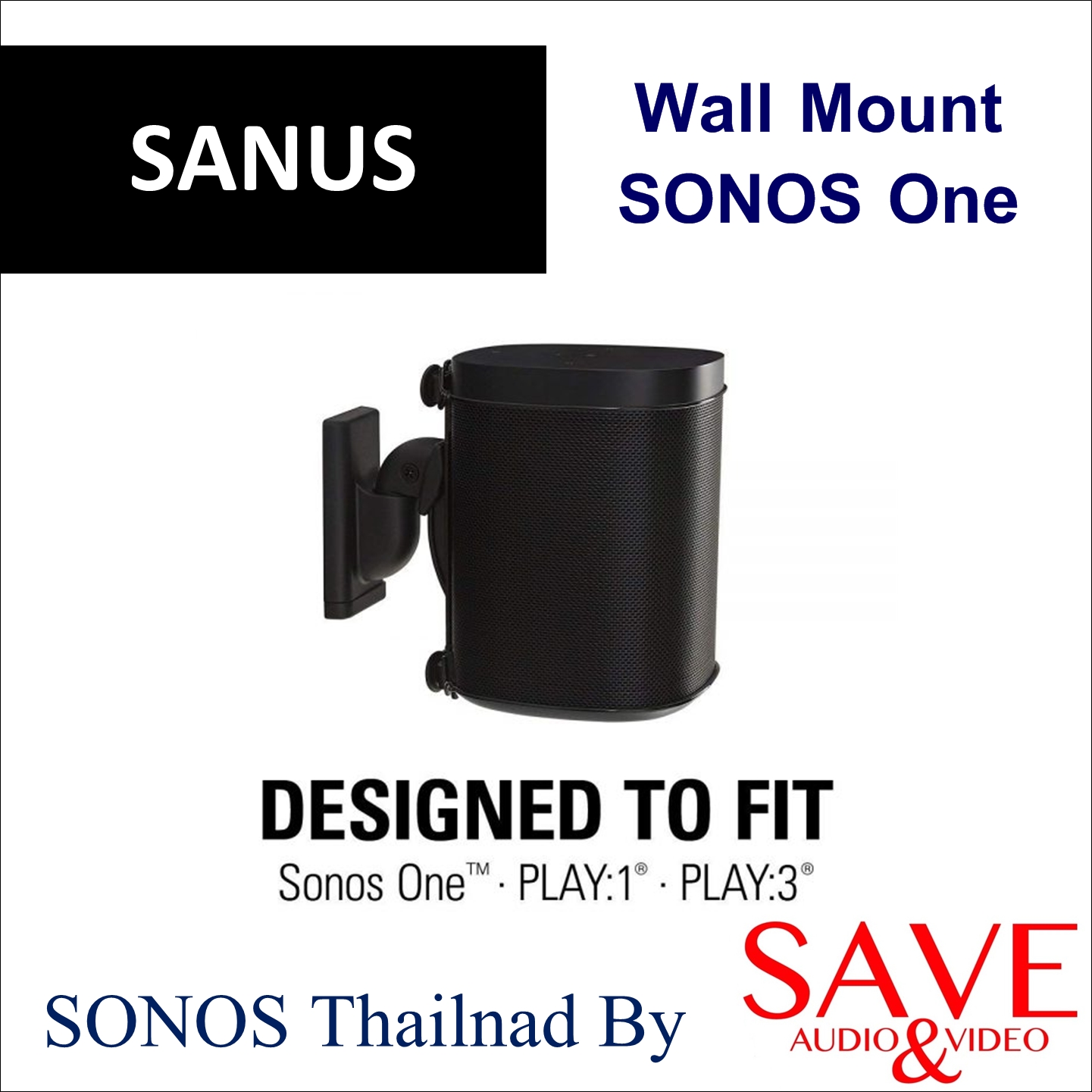 SANUS Wall Mount for SONOS One
