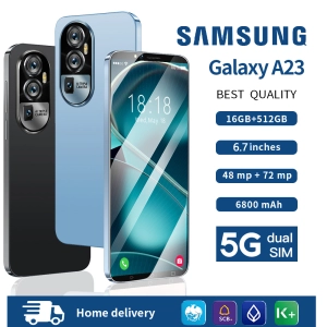 สินค้า แบรนด์ใหม่ โทรศัพท์ Samsang Galaxy A23 Smartphone ร์ทโฟนหน้าจอ Full HD 6.7นิ้ว โทรศัพท์มือถือ Android13 4G 5G เกมแบบเต็มหน้าจอการเล่นเกมที่ราบรื่น 6800mAh พิกเซลสูงมาก กล้องหน้า ปลดล็อคด้วยใบหน้า การทํางานที่ราบรื่น หน่วยความจําขนาดใหญ เมนูภาษาไทย