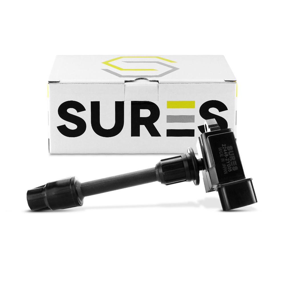 คอยล์จุดระเบิด NISSAN CEFIRO A33 ตัวสั้น หน้า VQ20 VQ30 ตรงรุ่น - SCN-021 - SURES MADE IN JAPAN - คอยล์หัวเทียน นิสสัน เซฟิโร่ 22448-2Y005 ราคา 979 บาท*ส่งฟรี