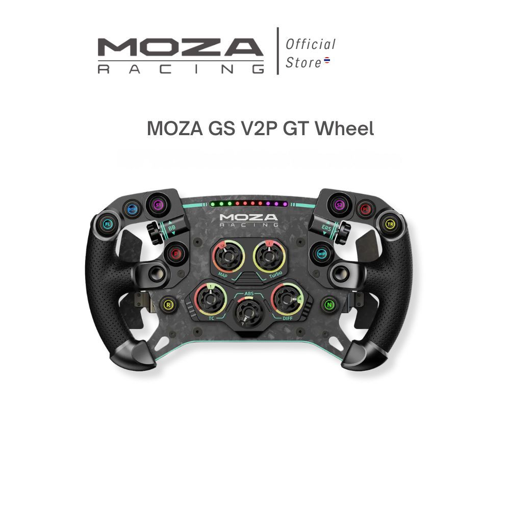 MOZA GS V2P GT Wheel รุ่น MZ-RS056 รองรับ PC ราคา 17,990 บาท*ส่งฟรี