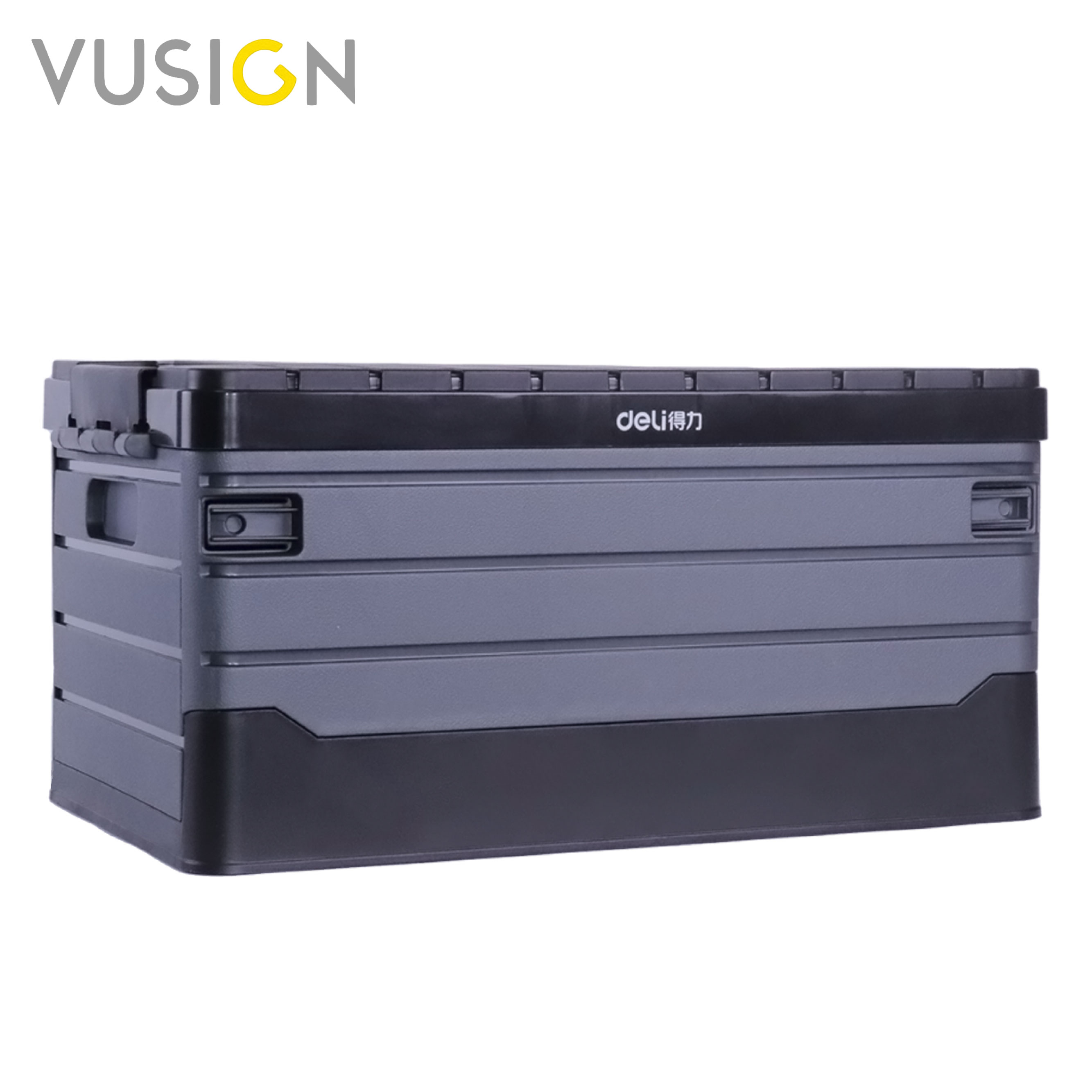 Vusign กล่องเก็บของท้ายรถ กล่องเก็บของ พับได้ กล่องใส่ของ กล่องเก็บของแคมป์ปิ้ง พกพาสะดวก น้ำหนักเบา รับน้ำหนักได้ 100 Kg อุปกรณ์แคมป์ปิ้ง Storage Box ราคา 275 บาท*ส่งฟรี