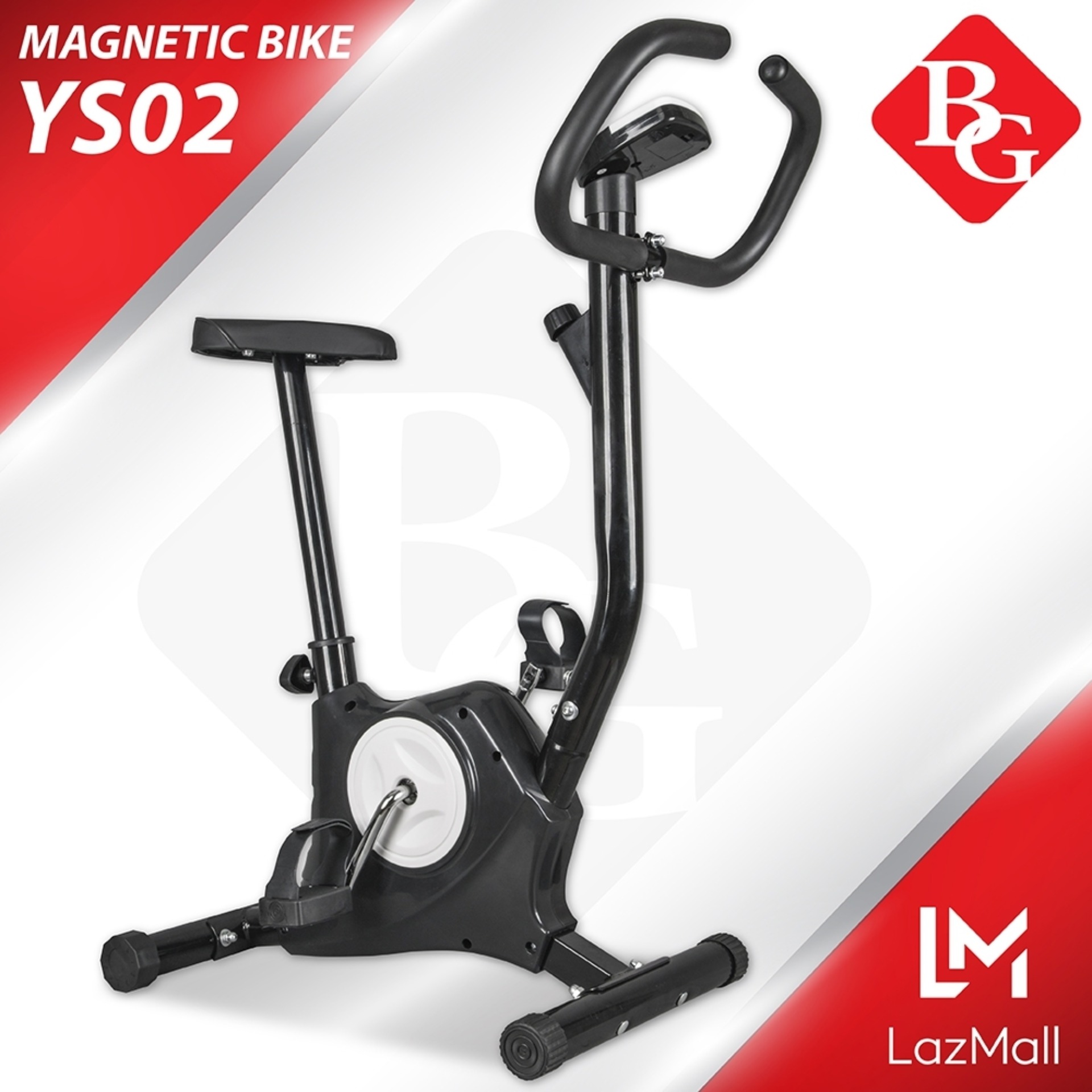 ดูภาพ B&G Exercise Bike จักรยานออกกำลังกาย จักรยานระบบแม่เหล็ก ระบบแม่เหล็ก Magnetic Bike รุ่น YS02 (Black) เพิ่มเติม B&G Exercise Bike จักรยานออกกำลังกาย จักรยานระบบแม่เหล็ก ระบบแม่เหล็ก Magnetic Bike รุ่น YS02 (Black)