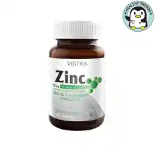 ภาพขนาดย่อของภาพหน้าปกสินค้าVISTRA ZINC 15 MG วิสทร้า ซิงค์ 15 มก. 45 Capsules (Healthy Trends) จากร้าน healthytrends บน Lazada