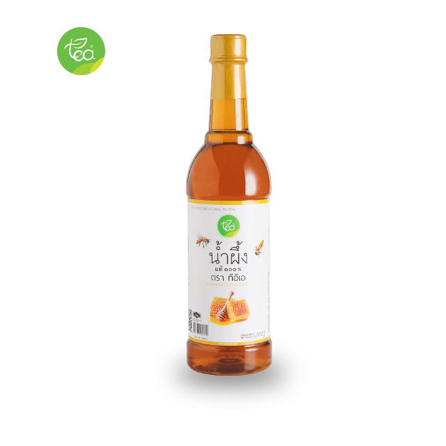 ทีอีเอ น้ำผึ้งเกสรดอกไม้ป่า น้ำผึ้งแท้ น้ำผึ้งเดือนห้า Honey ขวด 1 กิโลกรัม ราคา 161 บาท*ส่งฟรี