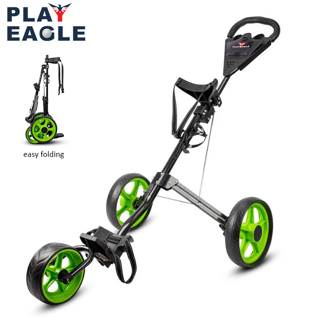 Brand PlayEagle Golf Trolley Golf Push Cart Lightweight 3 Wheels ราคา 2,790 บาท*ส่งฟรี