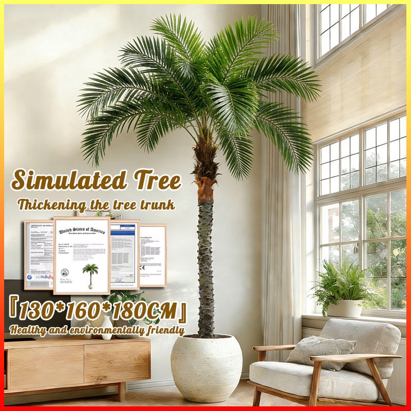 🌴 Delivery Within 24 Hours. 🌴 Coconut Trees, Fake Trees, Artificial Trees, Artificial Plants, Auspicious Trees, Large Fake Trees, Thick Stems, No Maintenance Required. 130/160/180cm Beautiful Auspicious Trees Room Decoration Plants Fake Auspicious Tre ราคา 820 บาท*ส่งฟรี