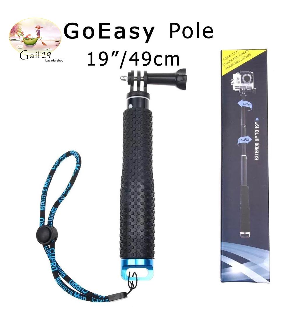 19  นิ้ว / 49cm GoPro Selfie สติ๊กแบบใช้มือถือ Monopod GoEasy Pole 19 inch/49cm GoPro Selfie stick Handheld Monopod GoEasy Pole
