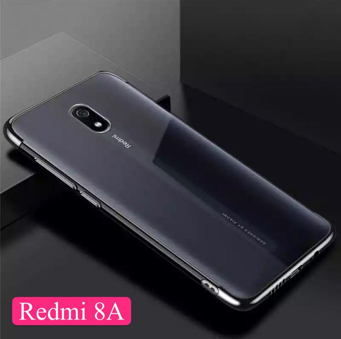 [ส่งจากไทย] Case Xiaomi Redmi 8A เคสเสี่ยวมี่เรดมี่ 8A เคสนิ่ม TPU เคสใสขอบสี สินค้ามาใหม่ รุ่นใหม่ Xiaomi redmi 8a สีดำ สีแดง สีนำเงิน เคสสวยและบาง