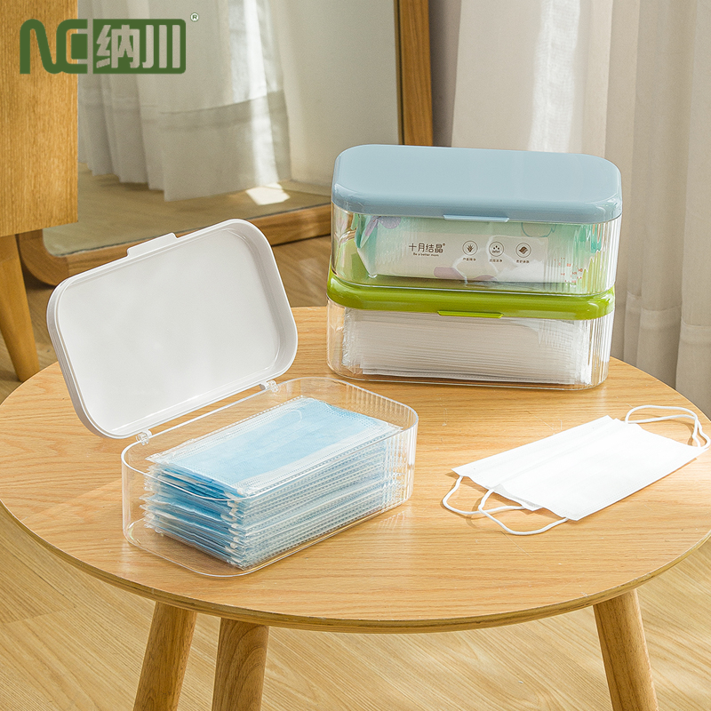 NaChuan กล่องเก็บหน้ากากอนามัย กันฝุ่น ขนาด แบบพภพา ของใช้ในครัวเรือน กล่องใส่แมส กล่องใส่ของ กล่อง ใส่สำลี มินิสี่เหลี่ยมพลาสติกใสกล่องเก็บเครื่องประดับภาชนะกล่องบรรจุภัณฑ์สำหรับต่างหูแหวนลูกปัดรายการขนาดเล็กคอลเลกชัน ราคา 131 บาท*ส่งฟรี