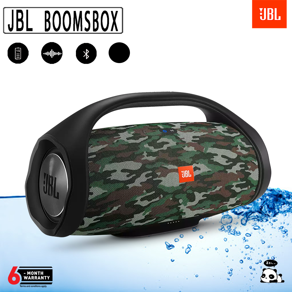 Boomsbox ลำโพงบลูทูธJBL Boombox Wireless Bluetooth Speaker ใหม่ล่าสุดจาก เล่นได้ต่อเนื่อง ลำโพงบลูทูธกันน้ำแบบพกพา